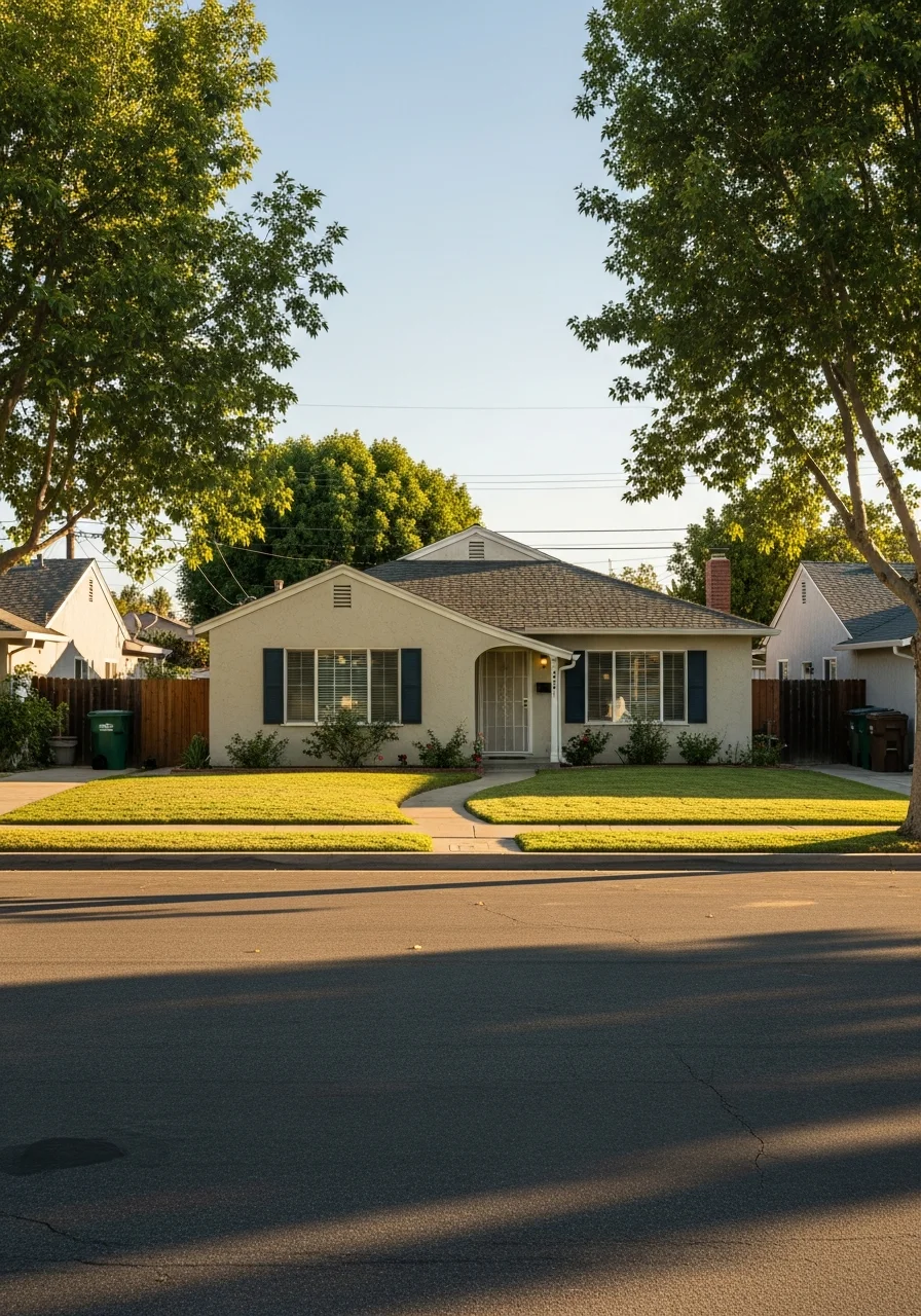 Garden Grove home exterior showing typical neighborhood setting and property features.